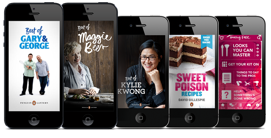 Penguin Books Mobile applications portfolio